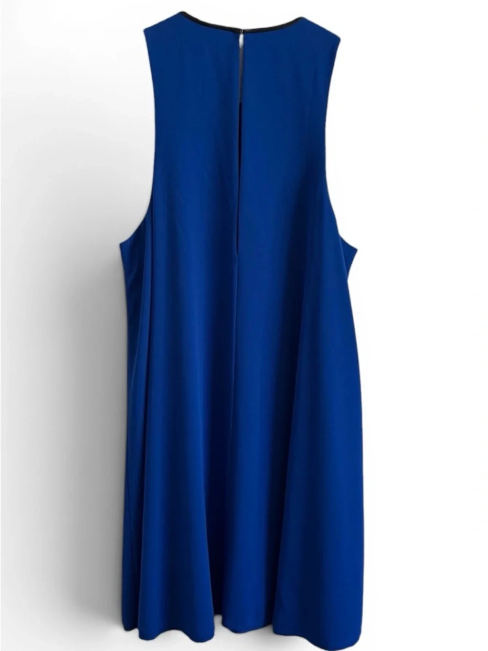 T ALEXANDER WANG BLUE LAMBSKIN TRIM PARTY EVENING BUSINESS DATE CLUB DRESS SZ 10 - Picture 4 of 4